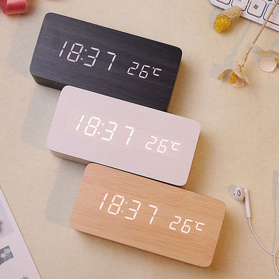 Smart Mini FM Portable Clock Radio With LED Light Bluetooth Speaker