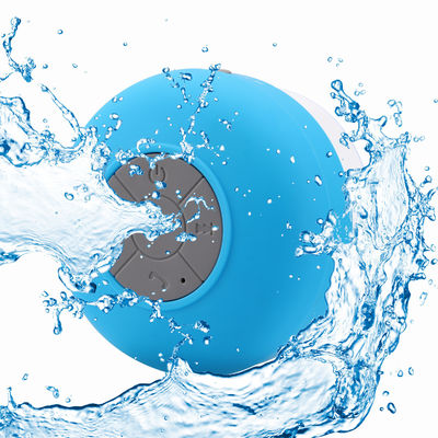 Magnetic Suction Cup Bluetooth Speaker , Bathroom Shower Speaker 10m Transmission