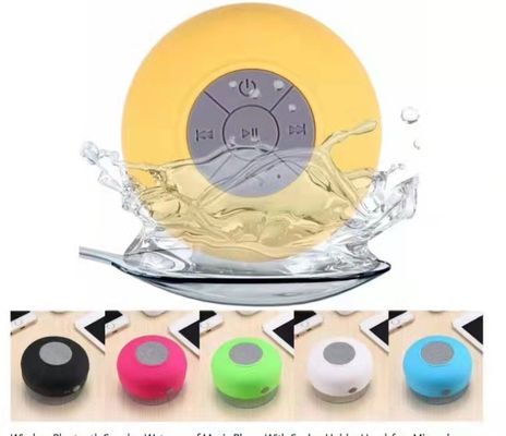 Portable Waterproof Bluetooth Speaker With 300mAh Battery 10m Transmission