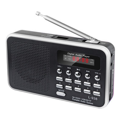 Micro USB FM Radio Player With 87.5-108MHz FM Transmit Range