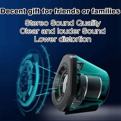 Convenient 3C Certified Phone Function Bookshelf Speakers With Aluminum / ABS PC Cabinet