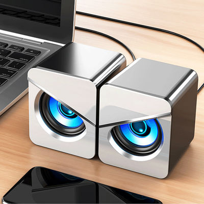 Plastic Bookshelf Speaker with Battery and AUX / USB Connectivity