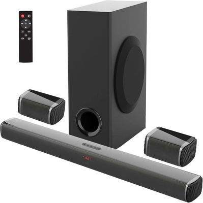 4-Speaker 250W Wireless Bluetooth Soundbar Multiple Input Options