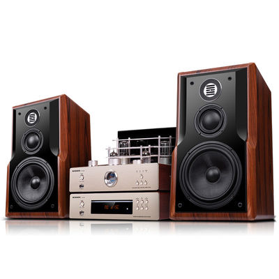 120W Bookshelf Speakers with 3-Way Loudspeakers Modern Style and Color Gift Box