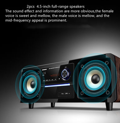 20Hz-20KHz Electronic Bookshelf Speaker System with MP3 DVD CD WMA FM Svcd Playback