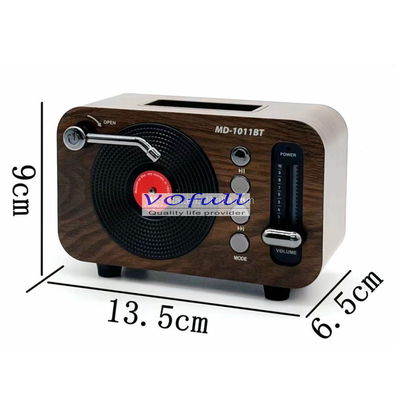 3 Band FM/MW/SW Radio with USB/TF Slot Built in Speaker Rechargeable Battery