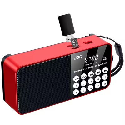 Wooden Portable Radio Player FM/MW/SW 3 Band USB/TF Slot for Coffee Lovers and Music Enthusiasts
