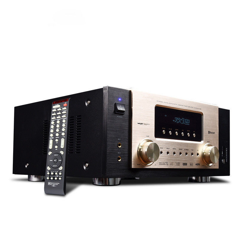 7.2 Channel Bluetooth Stereo Amplifier , Home AV Amplifier 600 Watt With Radio USB