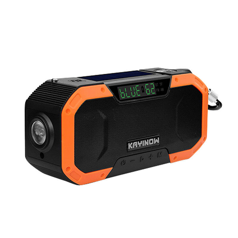 AM FM Solar Waterproof Emergency Radio Portable Hand Crank 5000mAh