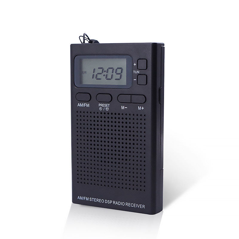 Outdoor Digital AM FM Pocket Radio Portable With Rechargeable Battery