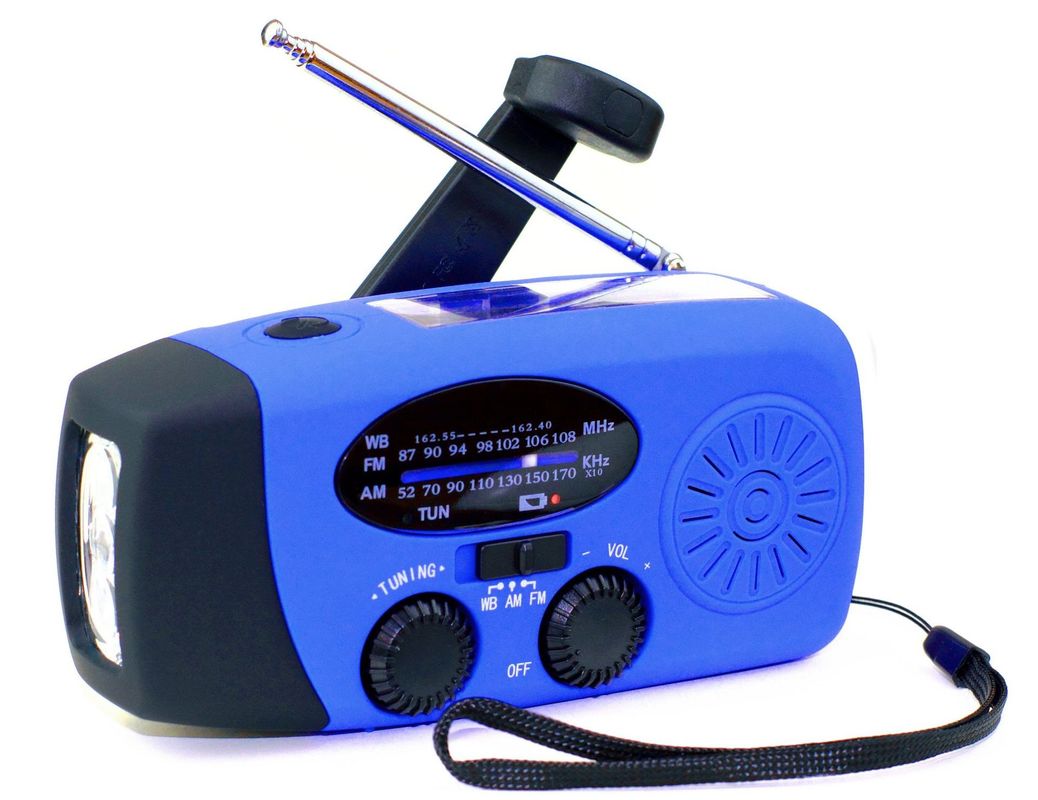 Multifunctional Emergency Solar Hand Crank Radio With USB Internet