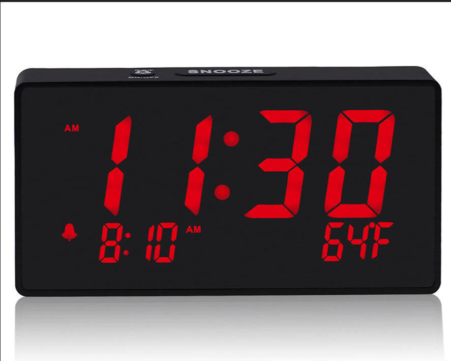TF Card Portable Clock Radio With 2.4 Inch 320X240 Pixels LCD Display