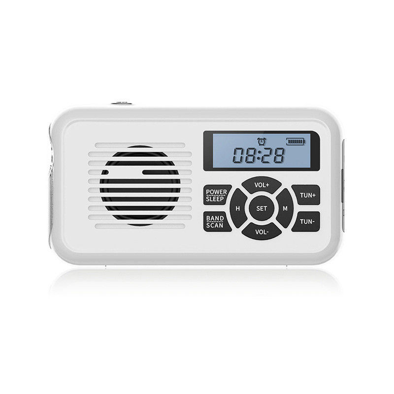 Portable Hand Cranked Emergency Radio Solar Powered For Disaster Prevention