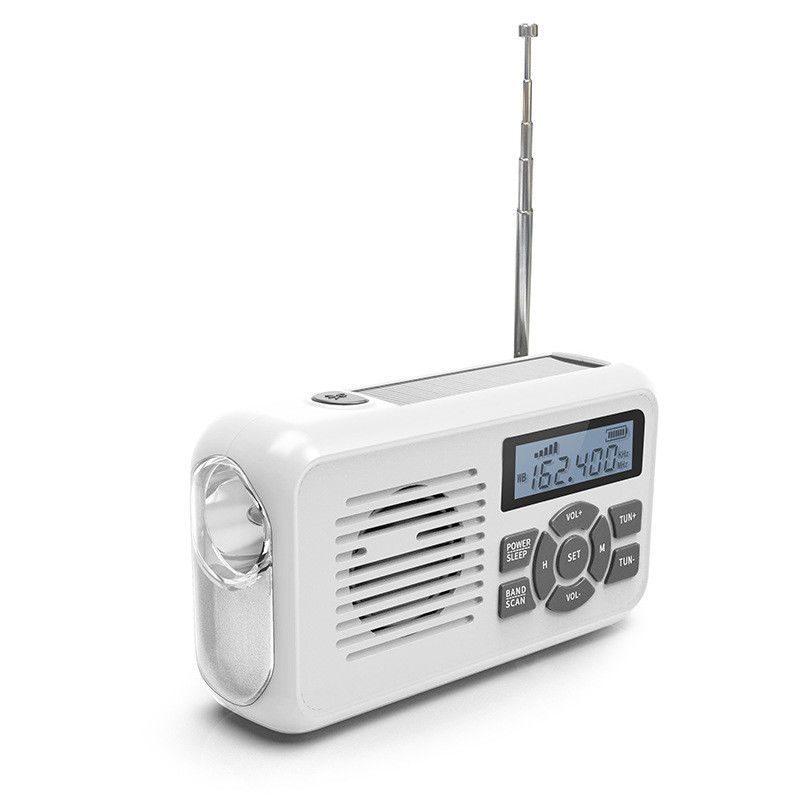 Portable Hand Cranked Emergency Radio Solar Powered For Disaster Prevention