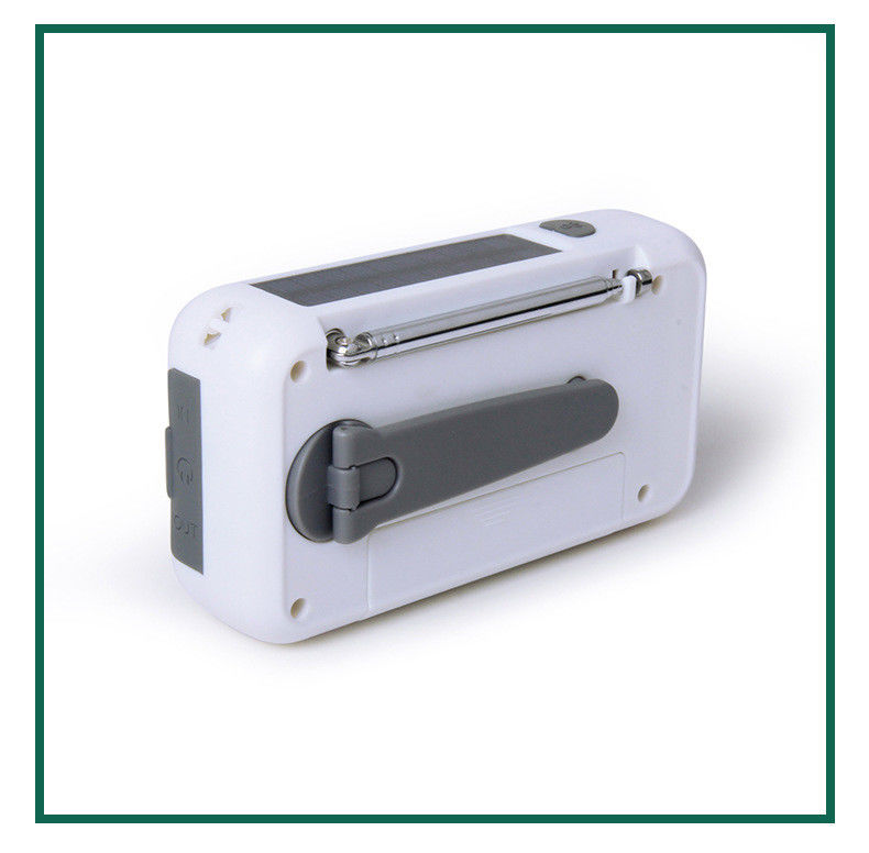 Portable Hand Cranked Emergency Radio Solar Powered For Disaster Prevention