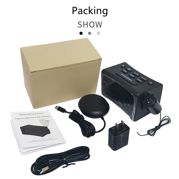 Digital Smart FM Clock Radio With USB Port Telescopic Antenna
