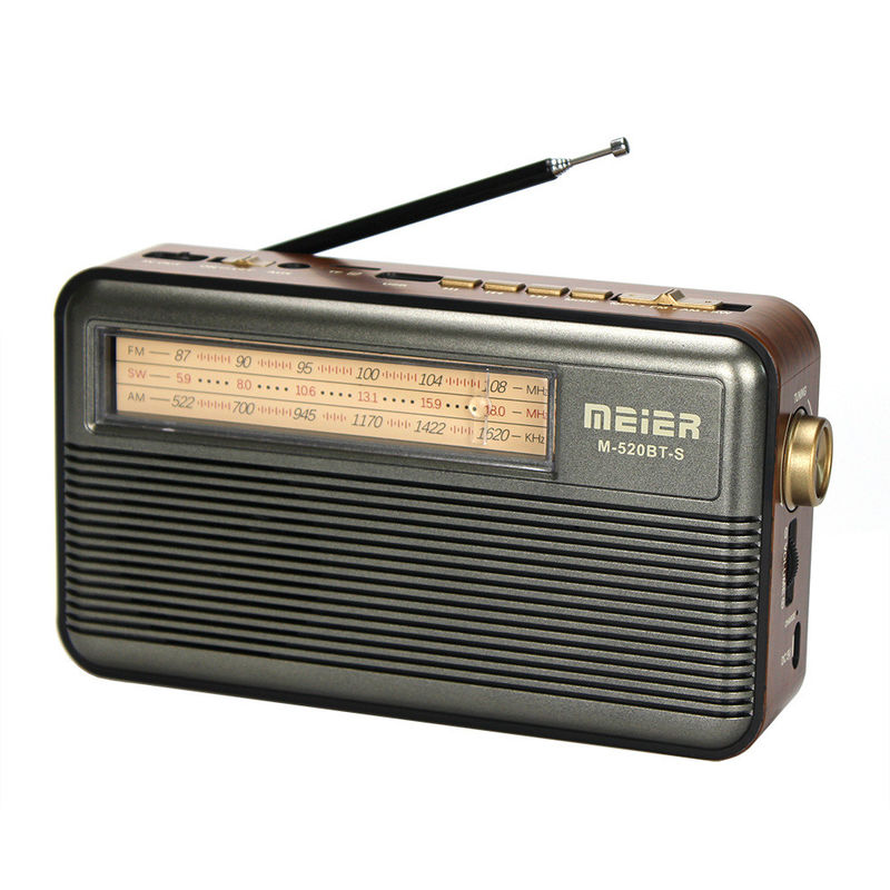 Vintage USB Waterproof Emergency Radio Rechargeable With LED Light Power Bank