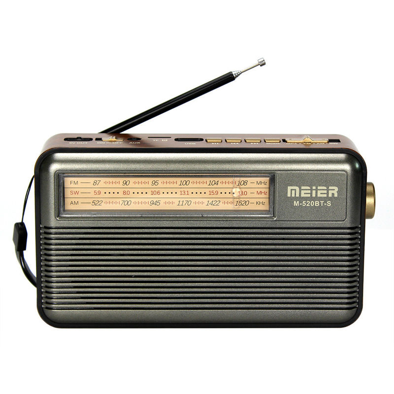 Vintage USB Waterproof Emergency Radio Rechargeable With LED Light Power Bank