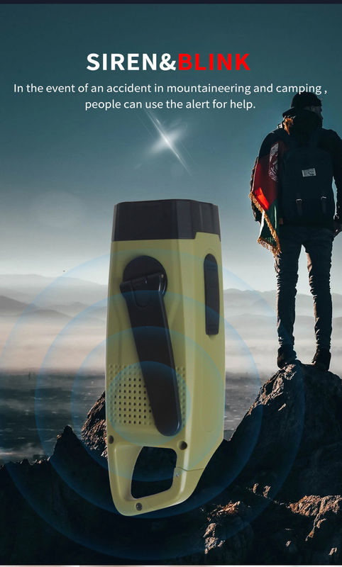 Rechargeable Waterproof Emergency Radio Short Wave Solar Powered