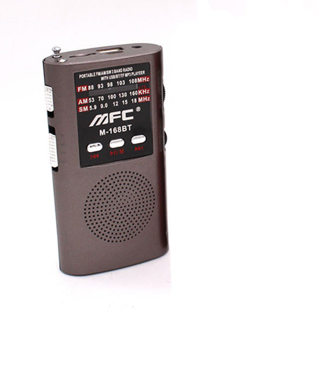 Retro Portable Radio Player With Lithium Battery Telescopic Antenna