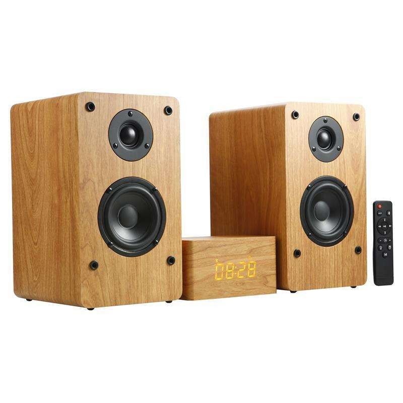 Portable Multimedia Bluetooth Speaker , Super Bass Bookshelf Audio Speakers