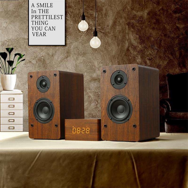 Portable Multimedia Bluetooth Speaker , Super Bass Bookshelf Audio Speakers