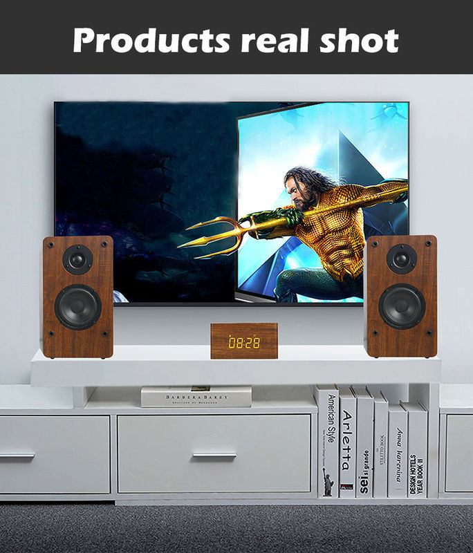 Portable Multimedia Bluetooth Speaker , Super Bass Bookshelf Audio Speakers