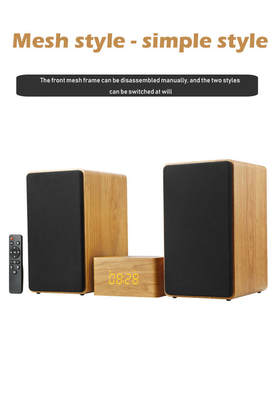Portable Multimedia Bluetooth Speaker , Super Bass Bookshelf Audio Speakers