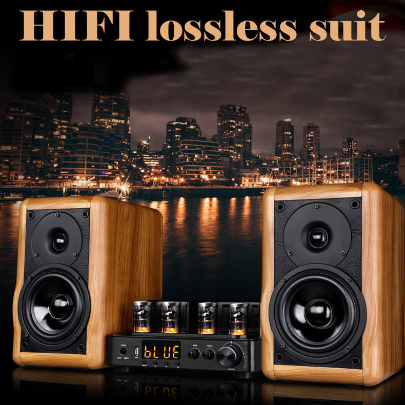 5 Inch Medium Bass Hi Fi Bookshelf Speakers For Indoor Home