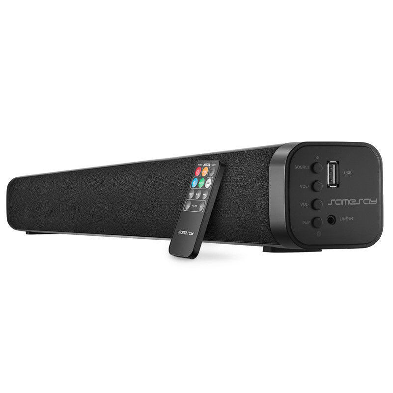Vofull 2.1ch Home Theater Speaker System Sound Bar for TV and Home Theatre Wireless Blue tooth SoundBar