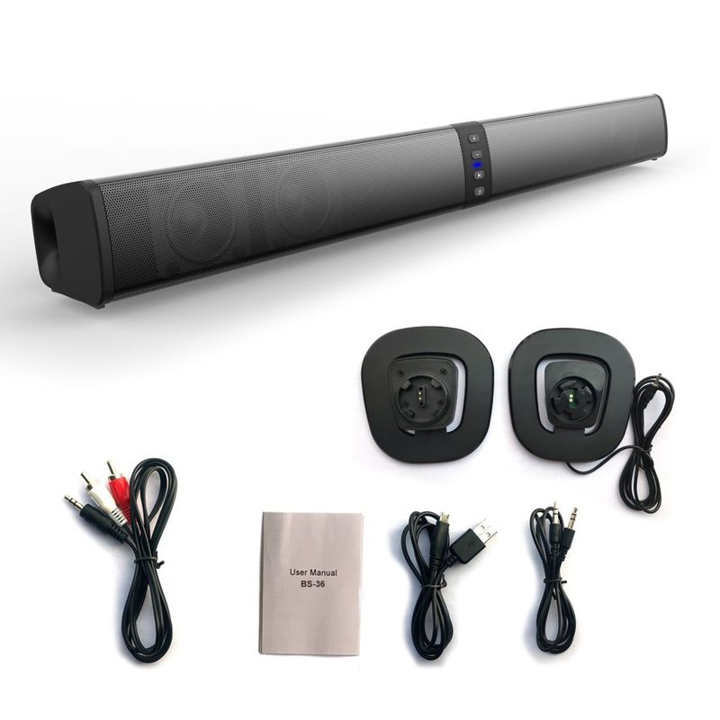 150W Wireless Bluetooth Soundbar , Subwoofer TV Soundbar For Home Theater