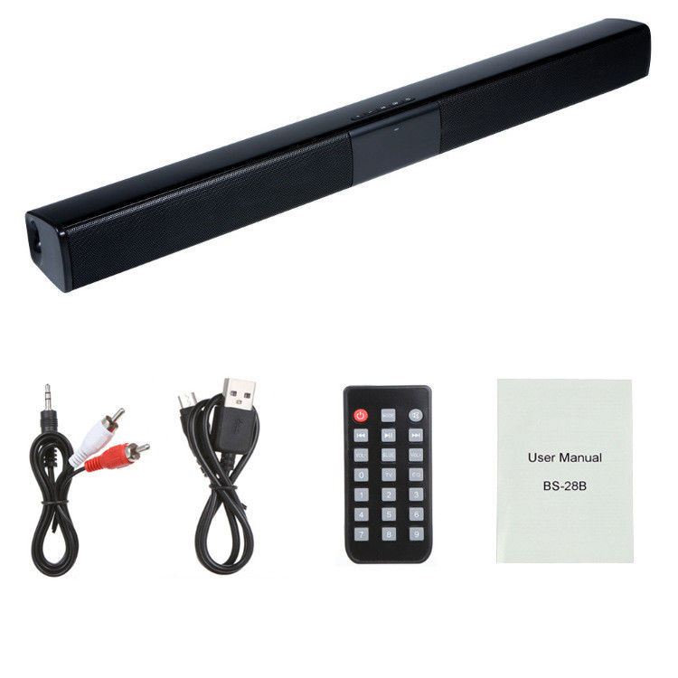 150W Wireless Bluetooth Soundbar , Subwoofer TV Soundbar For Home Theater
