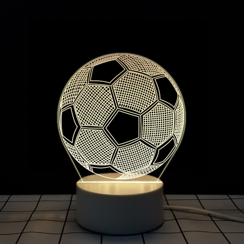 Colorful Illusion Mood 3D LED Lights 7 Colors Changing For Children Kids