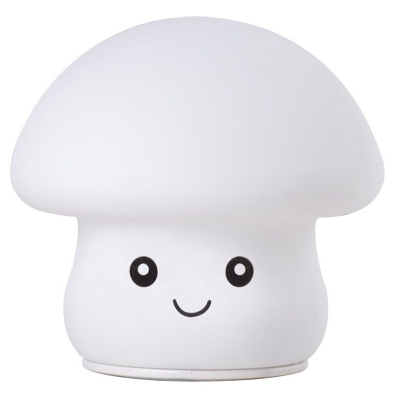 Multicolor Touch Silicon Mood Light Mushroom Shape For Bedroom