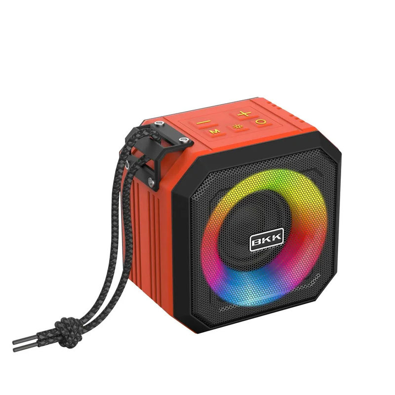 5W OEM Waterproof Bluetooth Speaker Portable With Colorful LED Lights