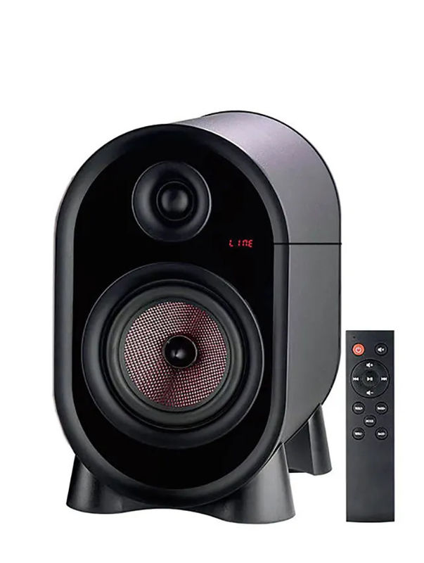 Desktop Wireless Subwoofer Speakers , Active Bookshelf Speaker 85dB Sensitivity