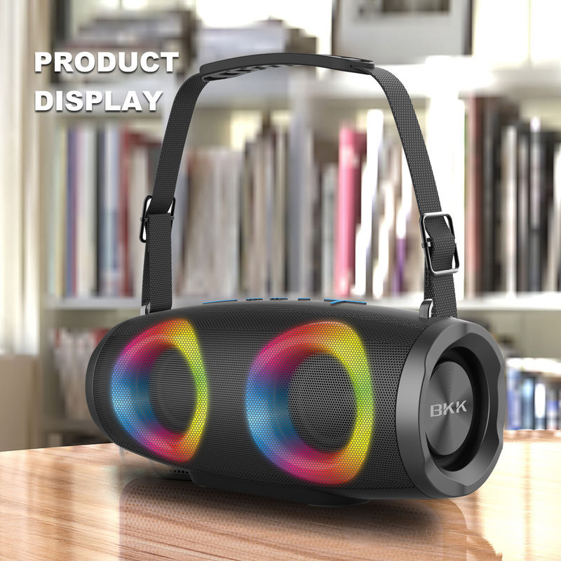 Aux In RGB Light Bluetooth Speaker With 100Hz 18KHz Frequency Response