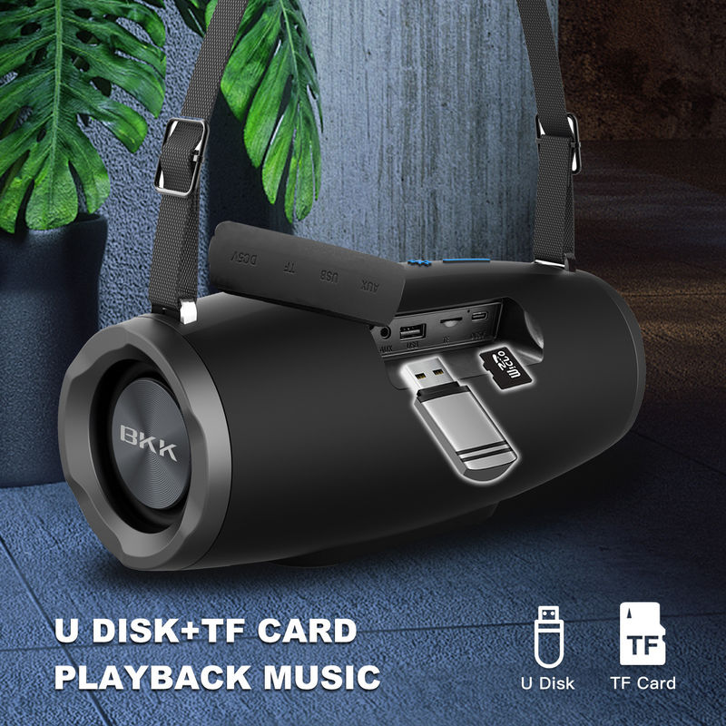 RGB Battery Powered Wireless Portable Bluetooth Speakers With Aux Input TF Card