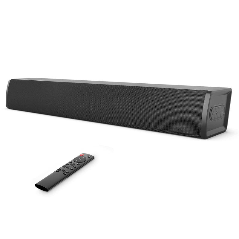 40W Plastic Meterial Bluetooth Soundbar Wall Mount For Home TV