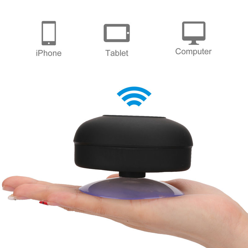 300mAh IP34 Sucker Waterproof Bluetooth Speaker Wireless For Outdoor