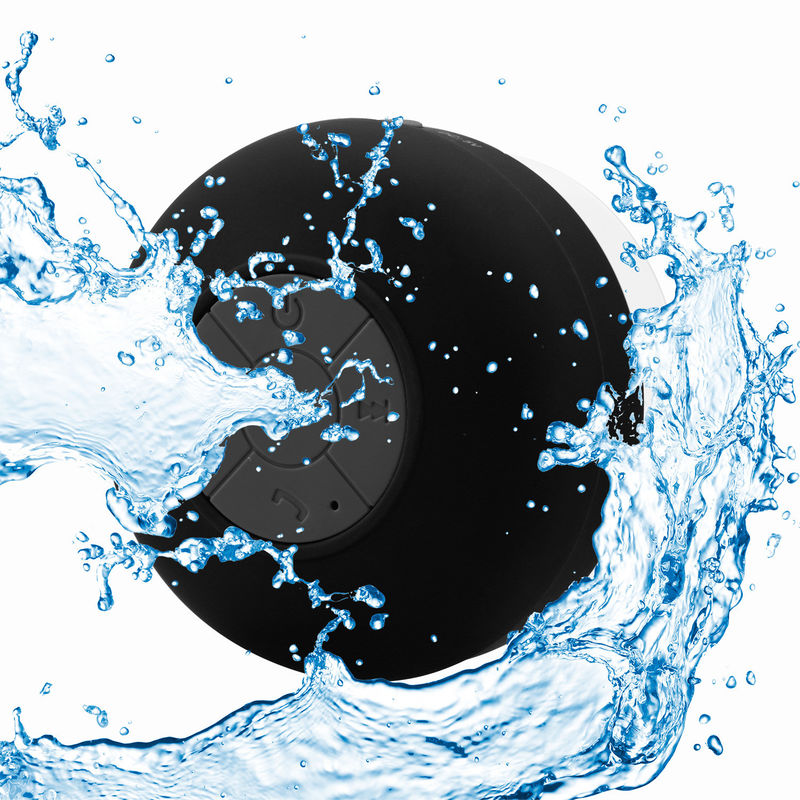 300mAh IP34 Sucker Waterproof Bluetooth Speaker Wireless For Outdoor