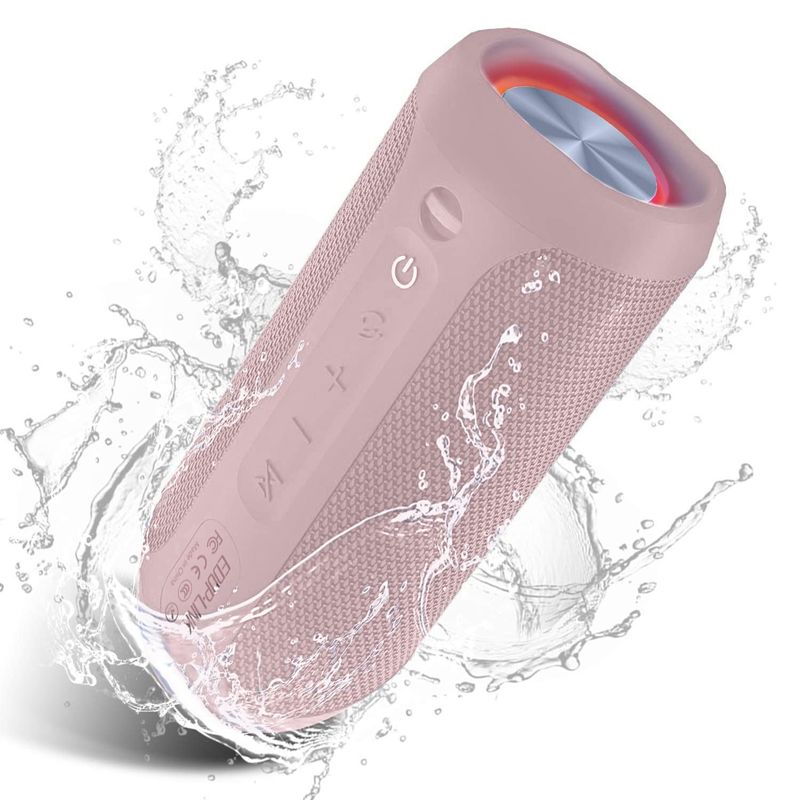 RGB Lights IPX7 Waterproof Wireless Speaker Portable For Pool