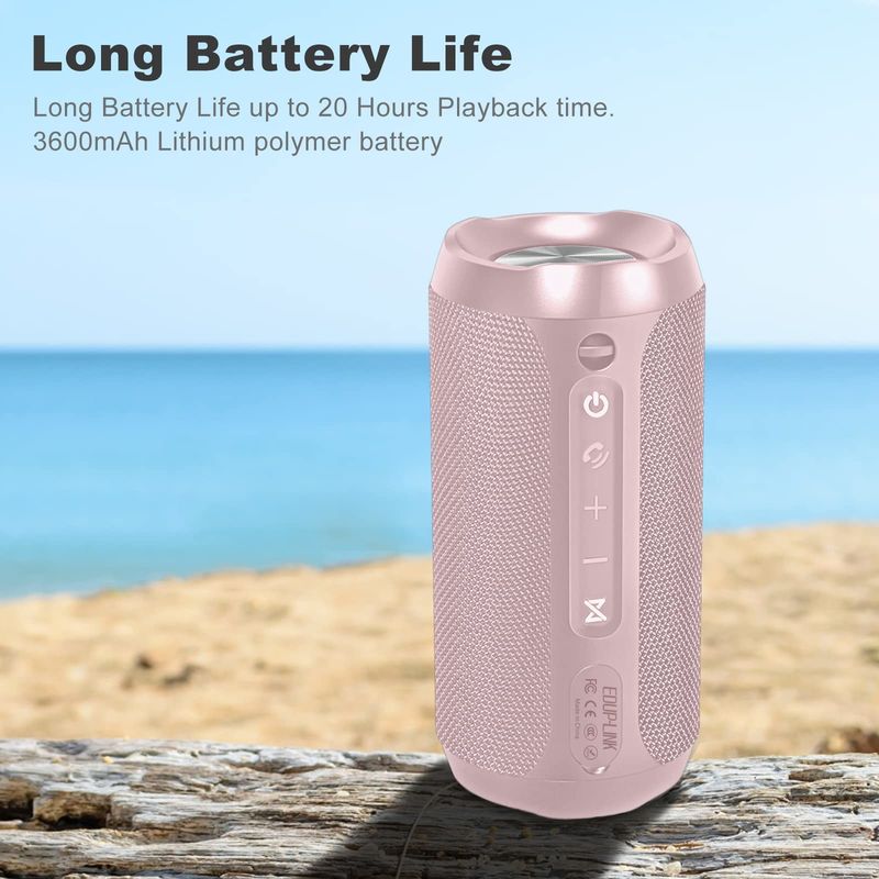 RGB Lights IPX7 Waterproof Wireless Speaker Portable For Pool