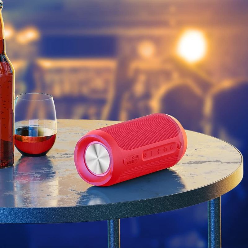 3600mAh Waterproof Bluetooth Speaker , Wireless Portable Speaker For Beach Pool
