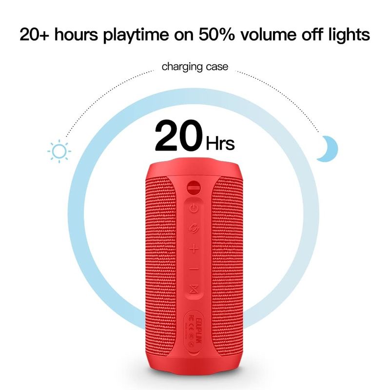 3600mAh Waterproof Bluetooth Speaker , Wireless Portable Speaker For Beach Pool