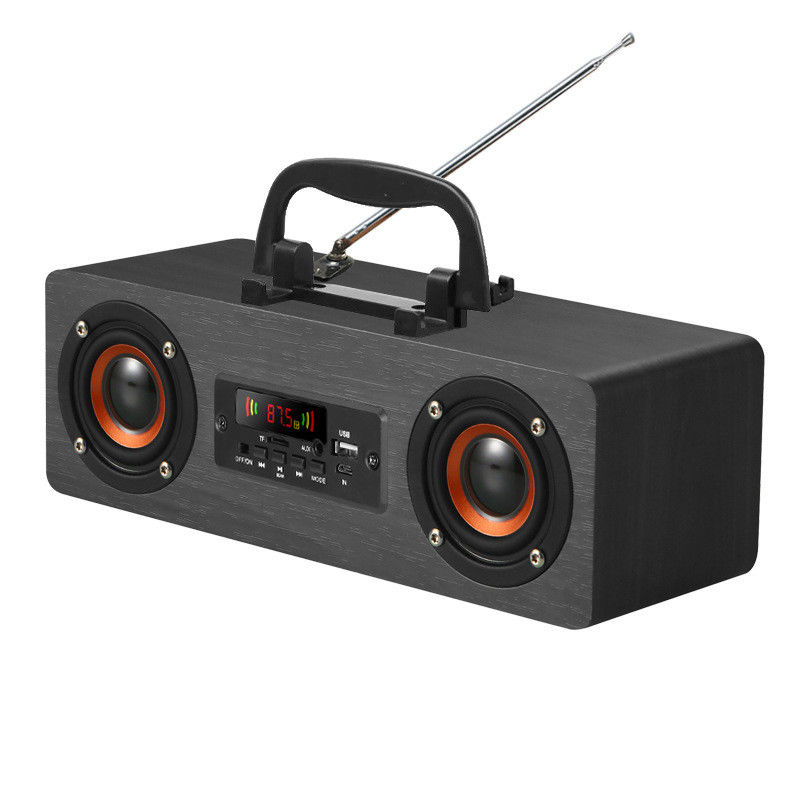 10W Wireless Portable Bluetooth Speakers With Radio Antenna Connectivity