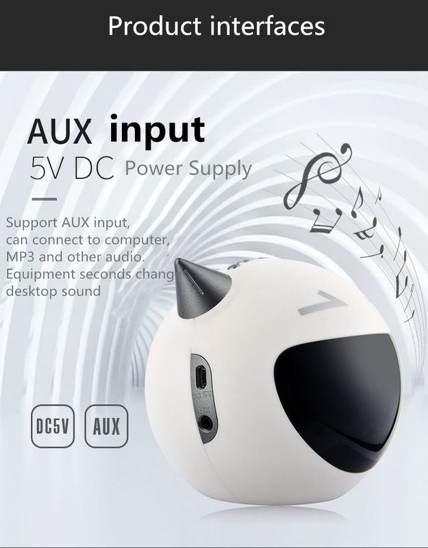 Mobile Cute Wireless Portable Bluetooth Speakers Multifunctional OEM