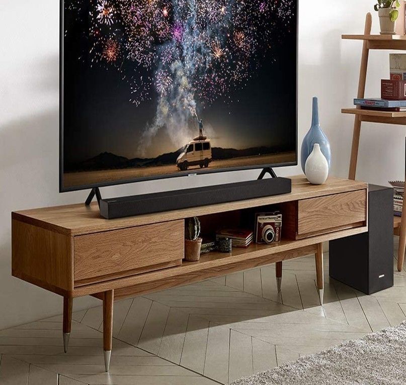 Wall Mountable Wireless Bluetooth Soundbar 60W DC 19V 1.89A Input Power