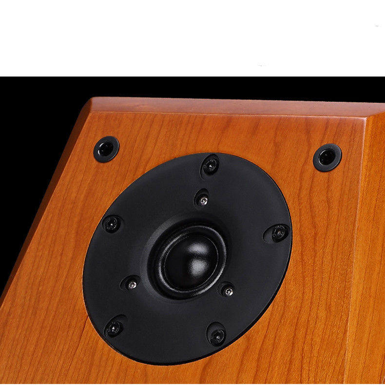Wood Color 2 Way Passive Bookshelf Speaker For Home Audio System