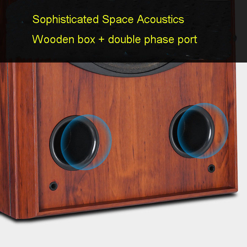 Coaxial HiFi 12 Inch Bookshelf Speakers , Audiophile Bluetooth Speaker 220W